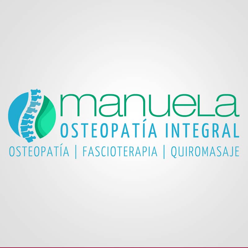 manuela osteopatia. Diseño de logotipos Logocrea®