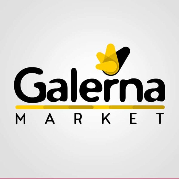 galerna market. Diseño de logotipos Logocrea®