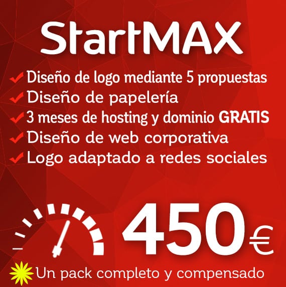 StarMAX©. Pack de diseño con logotipo, papelería y web corporativa personalizada