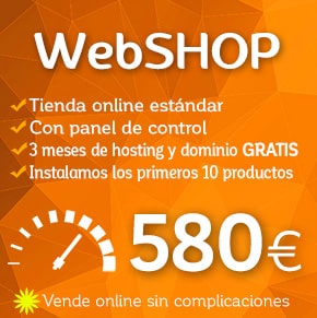 WebSHOP, diseño de tienda online de Logocrea®
