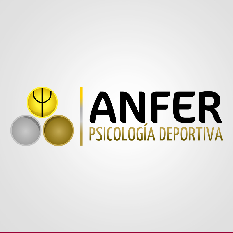 Logo diseñado por Logocrea® Anfer psicología deportiva. Diseño de logo de Logocrea®