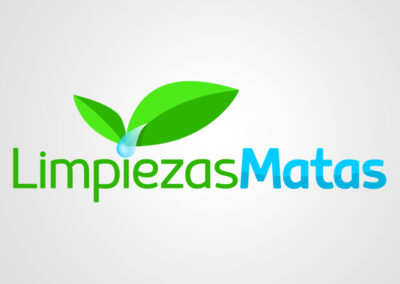 Limpiezas Matas. Logo diseñado por Logocrea®
