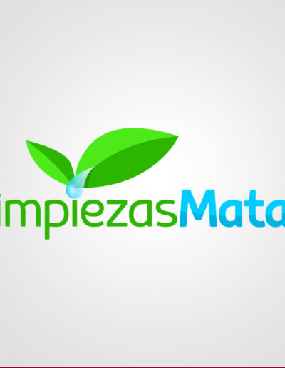Limpiezas Matas. Logo diseñado por Logocrea®
