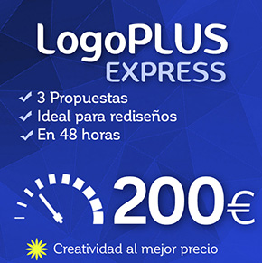 LogoPLUS Express. Diseño de logo con 3 propuestas en 48 horas