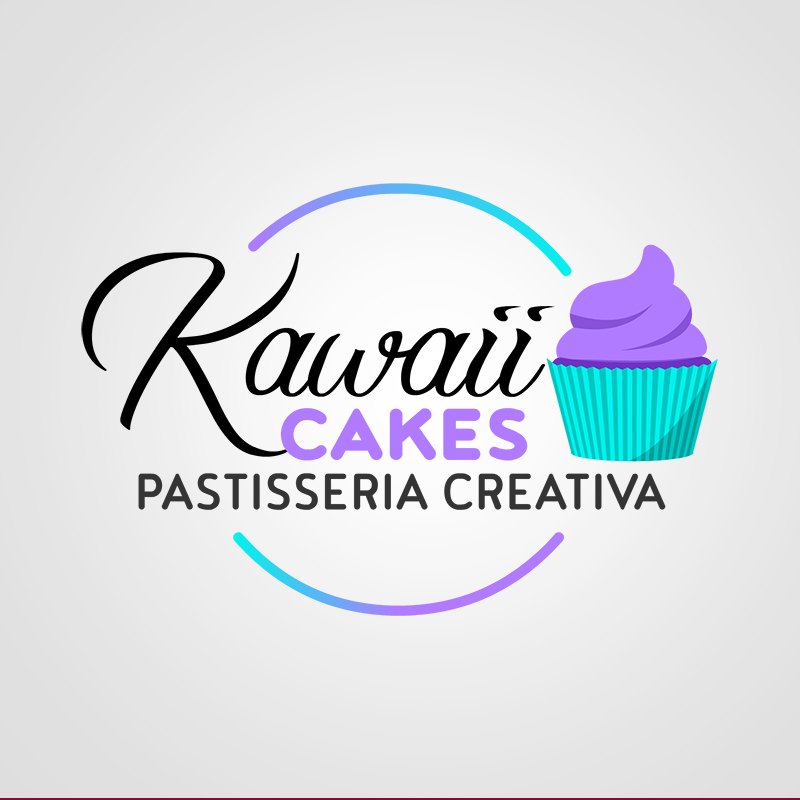 Kawaii Cakes. Diseño de Logocrea®