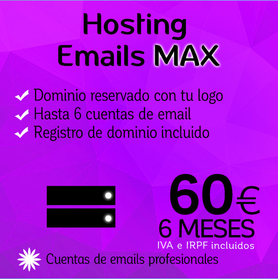 Hosting Landing Page MAX y dominio de Logocrea®