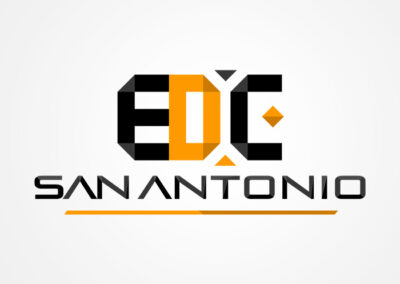 EDC San Antonio. Diseño de logo de Logocrea®