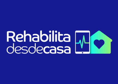 Rehabilita Desde Casa. Diseño de logo de Logocrea®