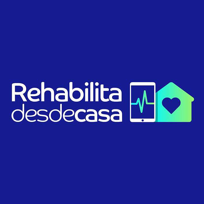 Rehabilita Desde Casa. Diseño de logo de Logocrea®