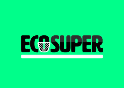 Ecosuper. Diseño de logo de Logocrea®