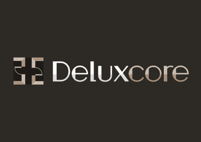 Deluxcore. Diseño de logo de Logocrea®
