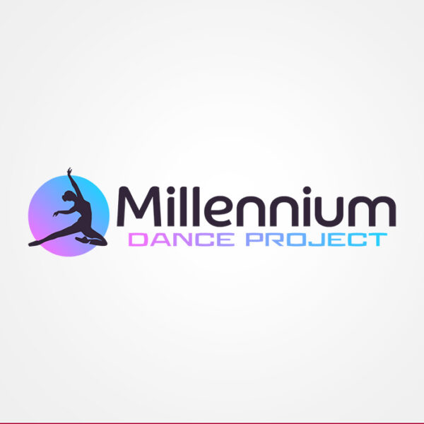 Millenium Dance Project. Diseño de logotipo de Logocrea®.