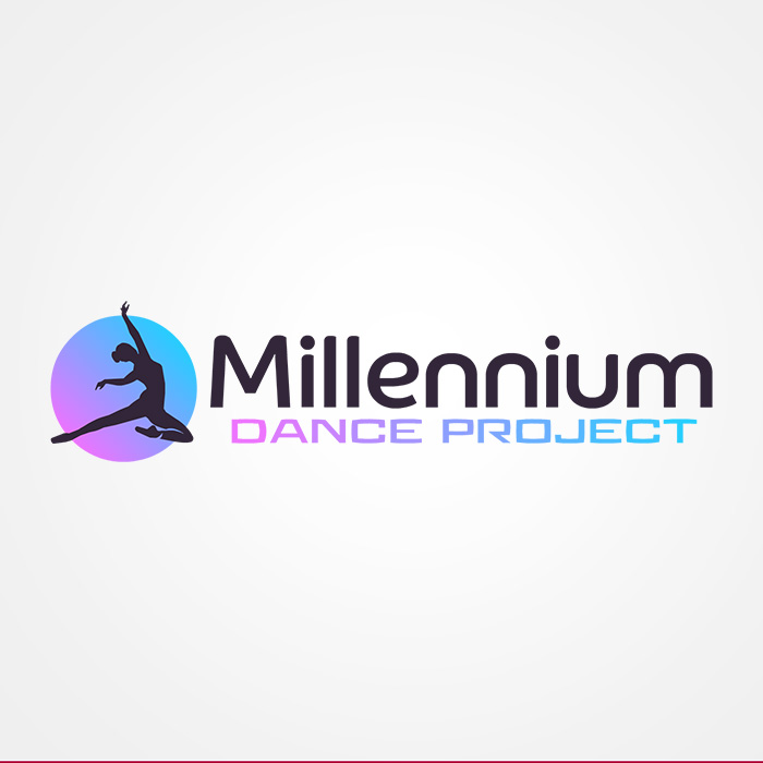 Millenium Dance Project. Diseño de logotipo de Logocrea®.