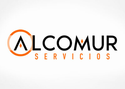Alcomur Servicios. Diseño de logotipo de Logocrea®.