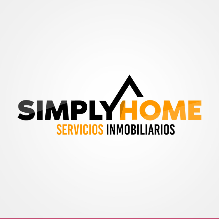 Simply Home. Diseño de logotipo de Logocrea®.