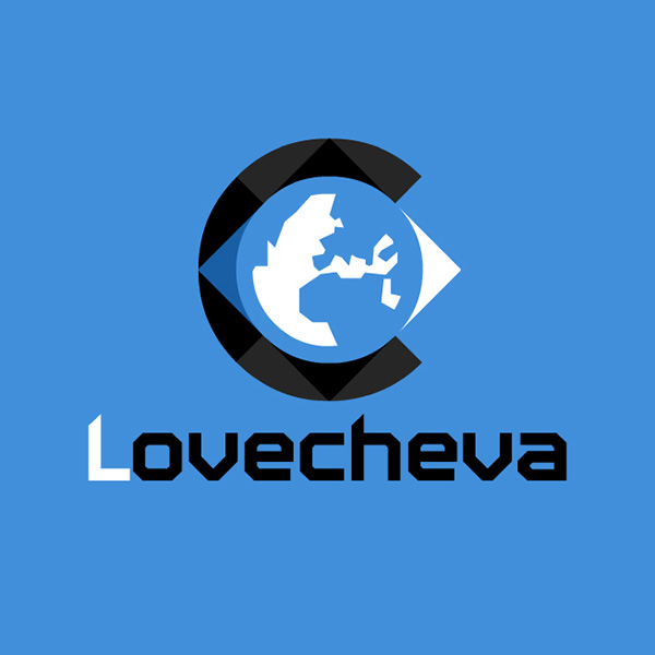 Lovecheva. Diseño de logotipo de Logocrea®.