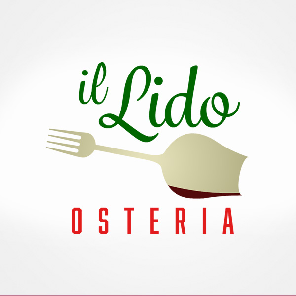 Il Lido Osteria. Diseño de logotipo de Logocrea®.