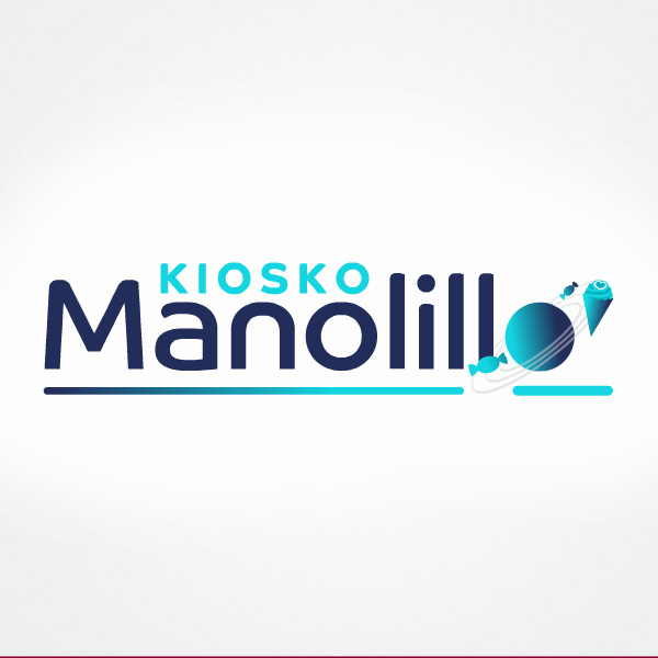 Kiosko Manolillo. Diseño de logotipo de Logocrea®.