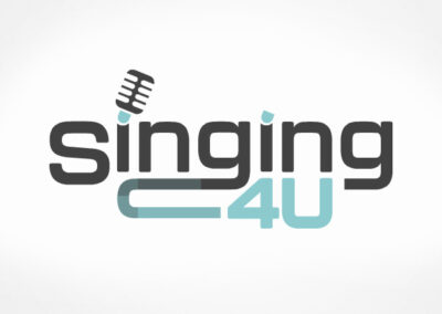 Singing 4U. Diseño de logo de Logocrea®