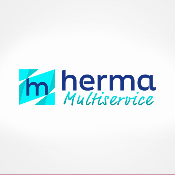 Herma Multiservice. Diseño de logo de Logocrea®