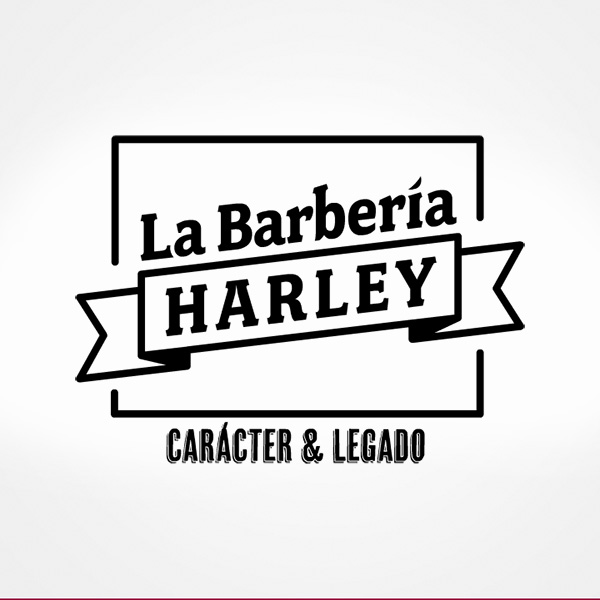 La Barbería Harley. Diseño de logo de Logocrea®
