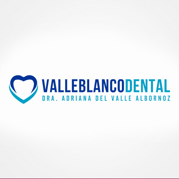 Valleblanco Dental. Diseño de logo de Logocrea® Valleblanco Dental. Diseño de logo de Logocrea®