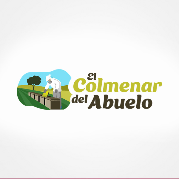 El Colmenar del Abuelo. Diseño de logo de Logocrea® El Colmenar del Abuelo. Diseño de logo de Logocrea®
