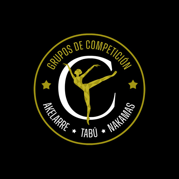 Grupos de competición. Akalarre. Tabú. Nakamas. Diseño de logo de Logocrea®