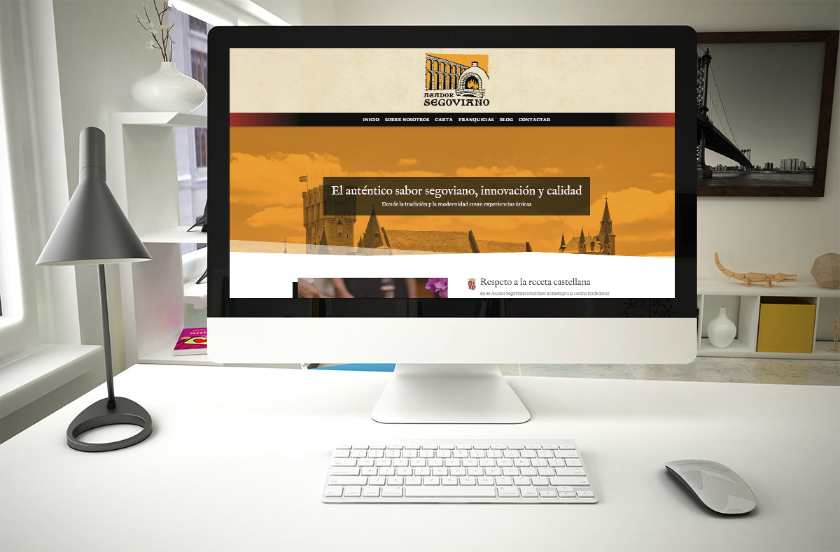 Portafolio web de Logocrea®. Asador Segoviano Portafolio web de Logocrea®. Asador Segoviano
