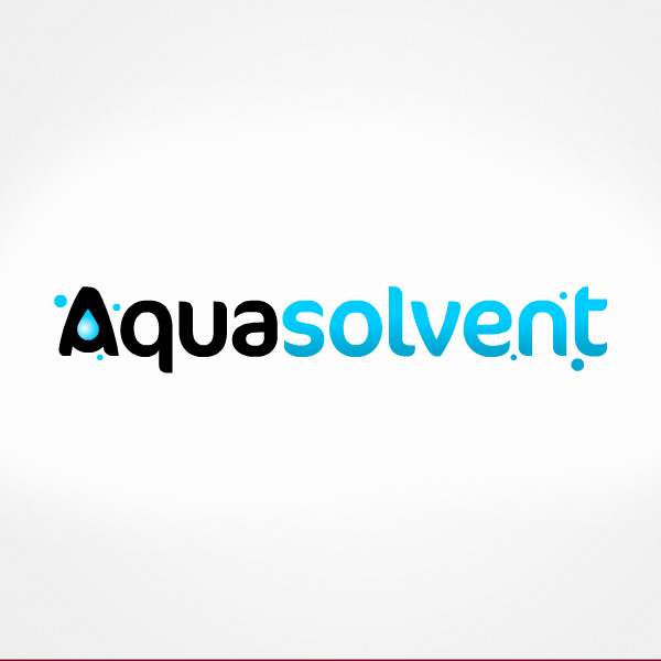 Aquasolvent. Diseño de logo de Logocrea®