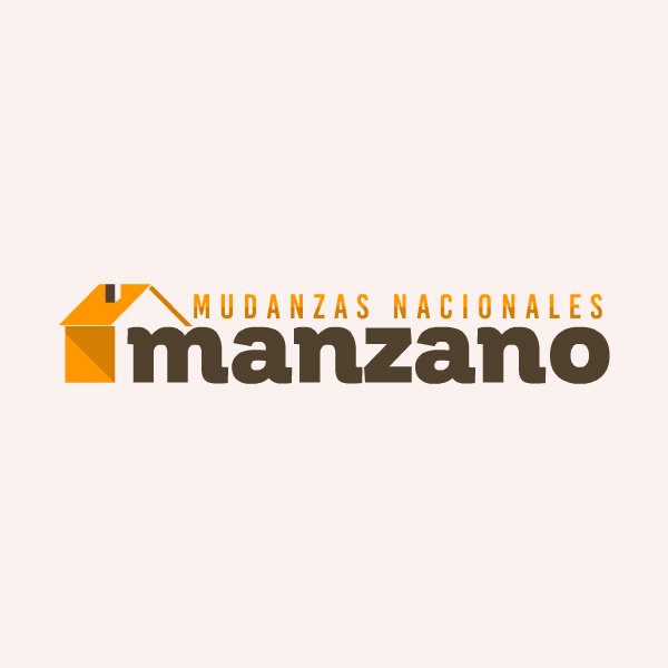 Mudanzas Manzano. Diseño de logo de Logocrea®