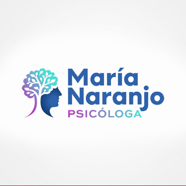 María Naranjo. Diseño de logo de Logocrea®