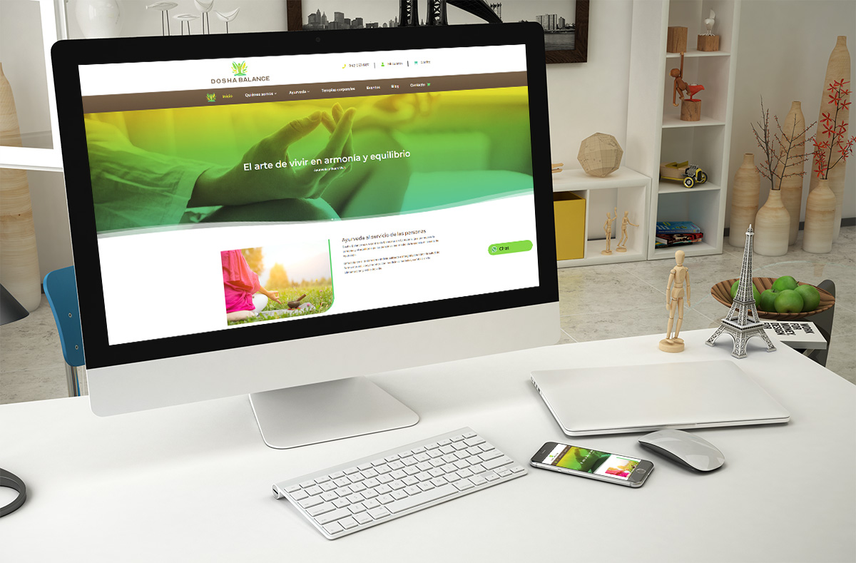 Portafolio web Logocrea®. Dosha Balance Portafolio web Logocrea®. Dosha Balance