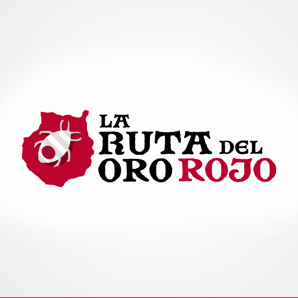 La Ruta del Oro Rojo. Diseño de logo de Logocrea®