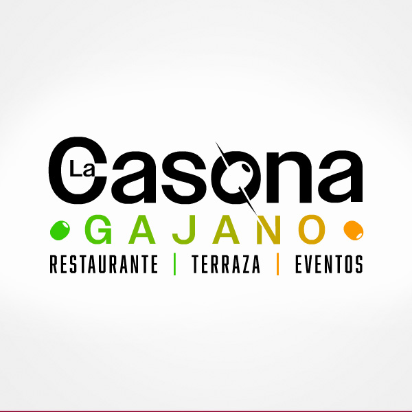Logotipo de La Casona Gajano, diseño de logotipo para restaurantes