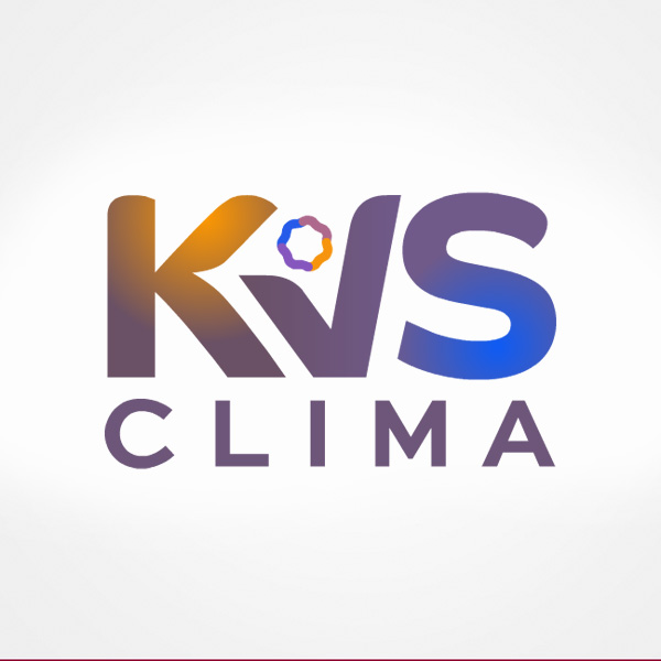 Logotipo de KVS Clima, diseño de logotipo para climatización