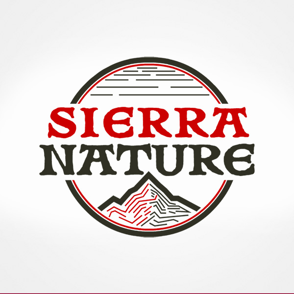 Sierra Nature. Diseño de logo de Logocrea®
