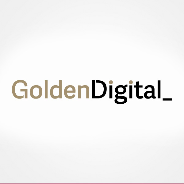 Golden Digital. Diseño de logo de Logocrea®