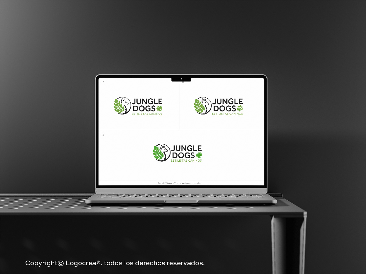 Diseño de logo y proceso de trabajo de Logocrea® Logoxpert jungle
