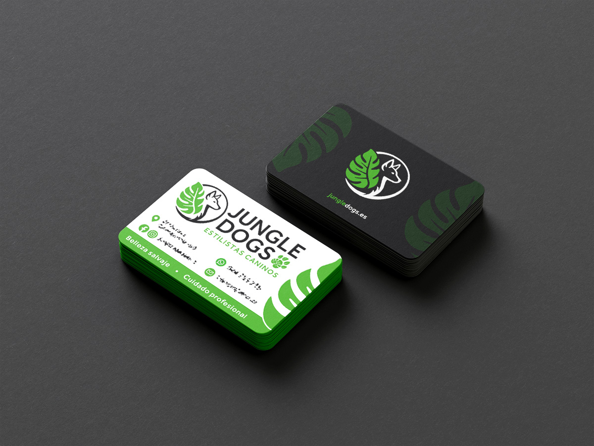 Mockups Design Logoxpert jungle tarjeta