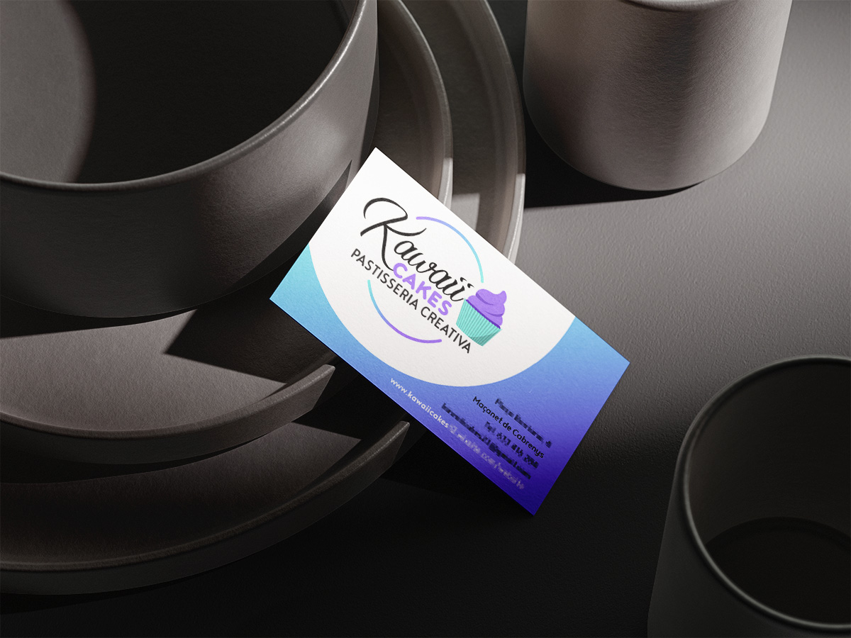 Diseño de tarjeta con LogoPLUS© Logoplus kawaii tarjeta1